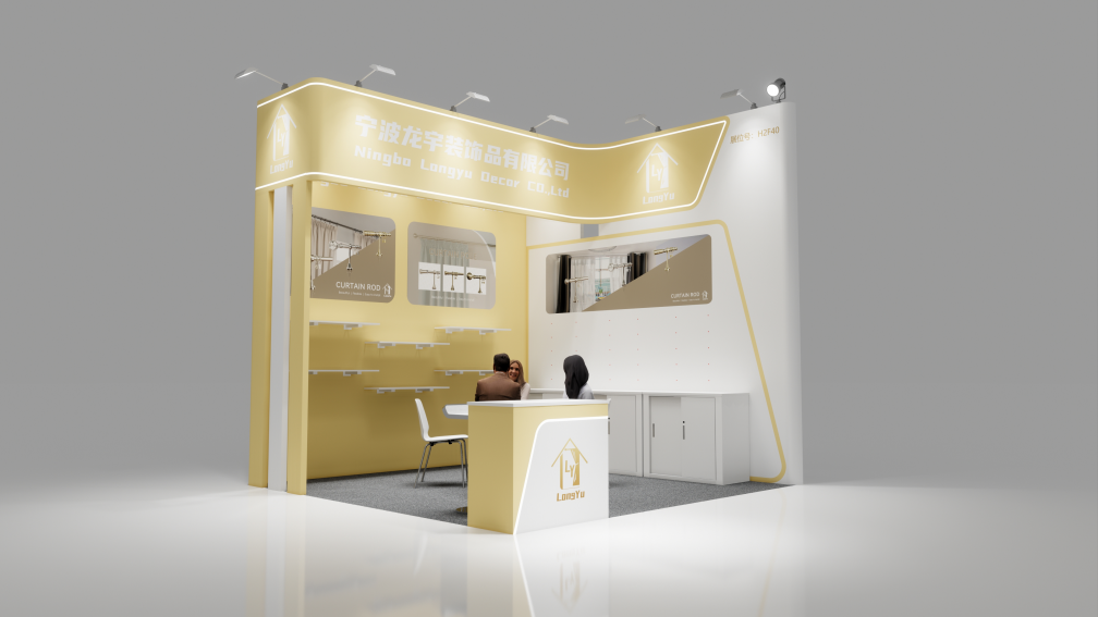 Longyu Decor Co. deltager i Shanghai R+T Fair